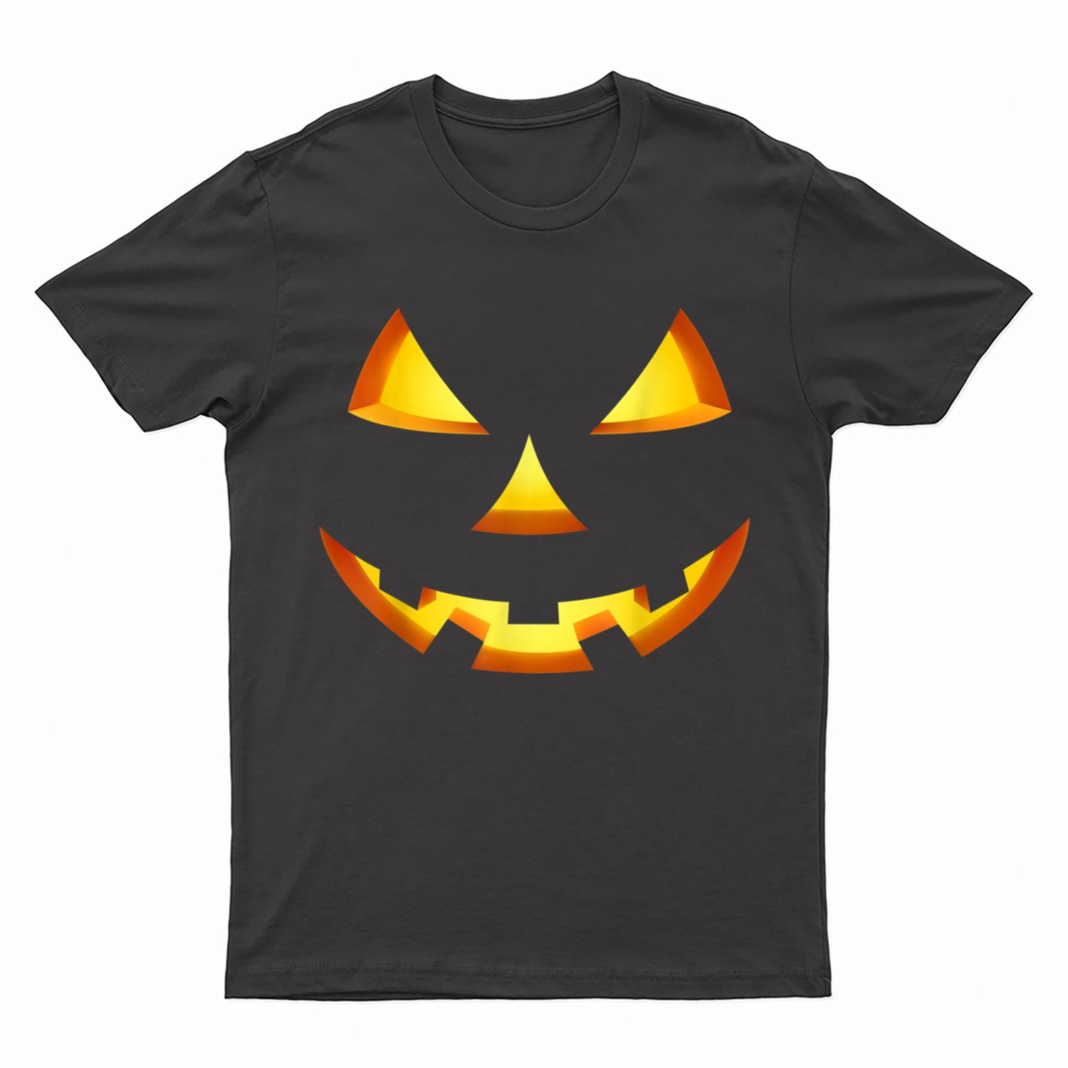 Jack O Lantern Halloween DIY Costume Pumpkin Face T-Shirt