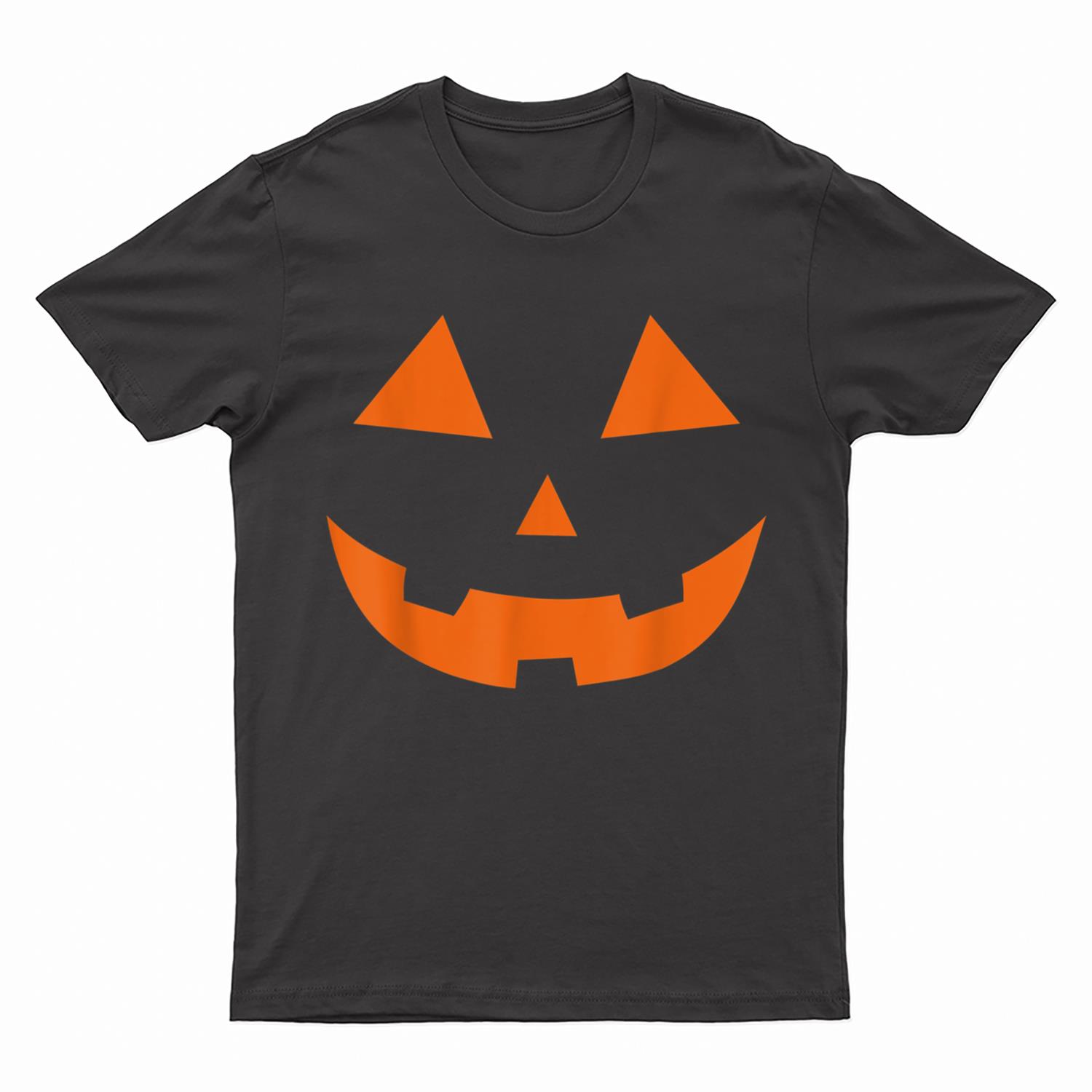 Jack o Lantern pumpkin face easy halloween costume T-Shirt