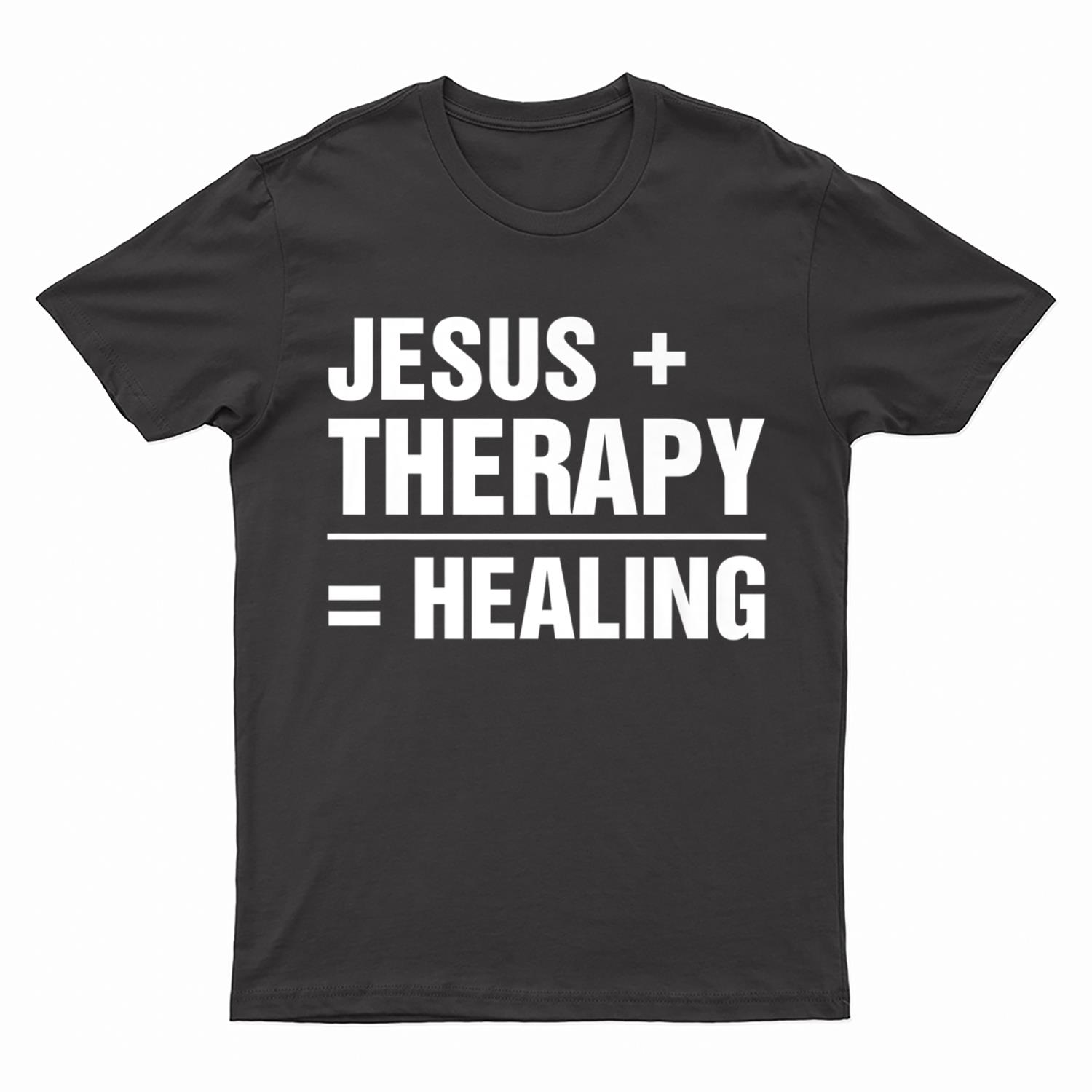 Jesus And Therapy Is Healing Premium T-Shirt