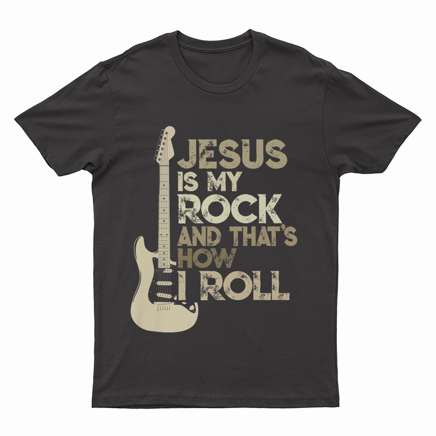 Jesus Is My Rock And That Is How I Roll Tshirt Christian Premium T-Shirt