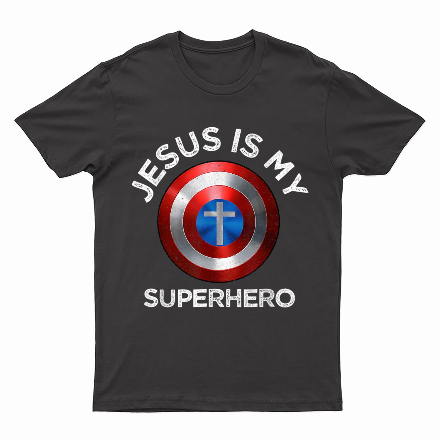 Jesus Is My Superhero Comic Book Christian Christmas T-Shirt