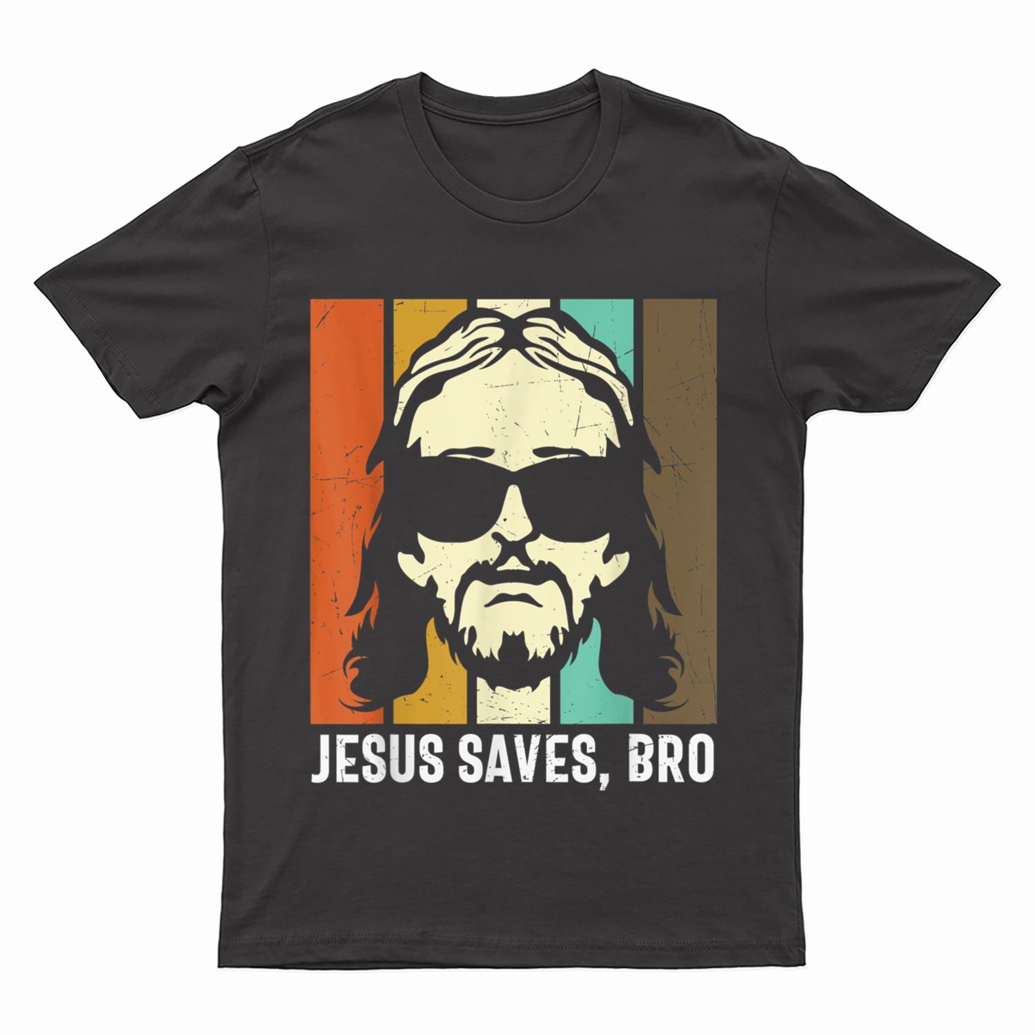 Jesus Saves Bro Religion Christian T-Shirt
