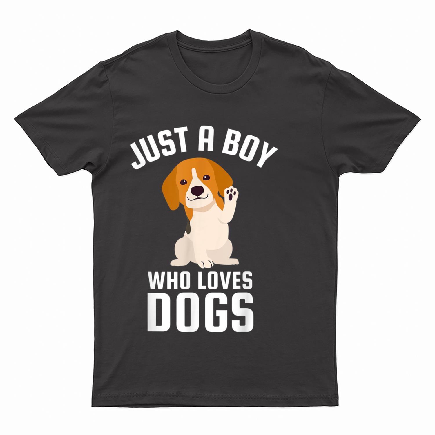 Just A Boy Who Loves Dogs T-Shirt