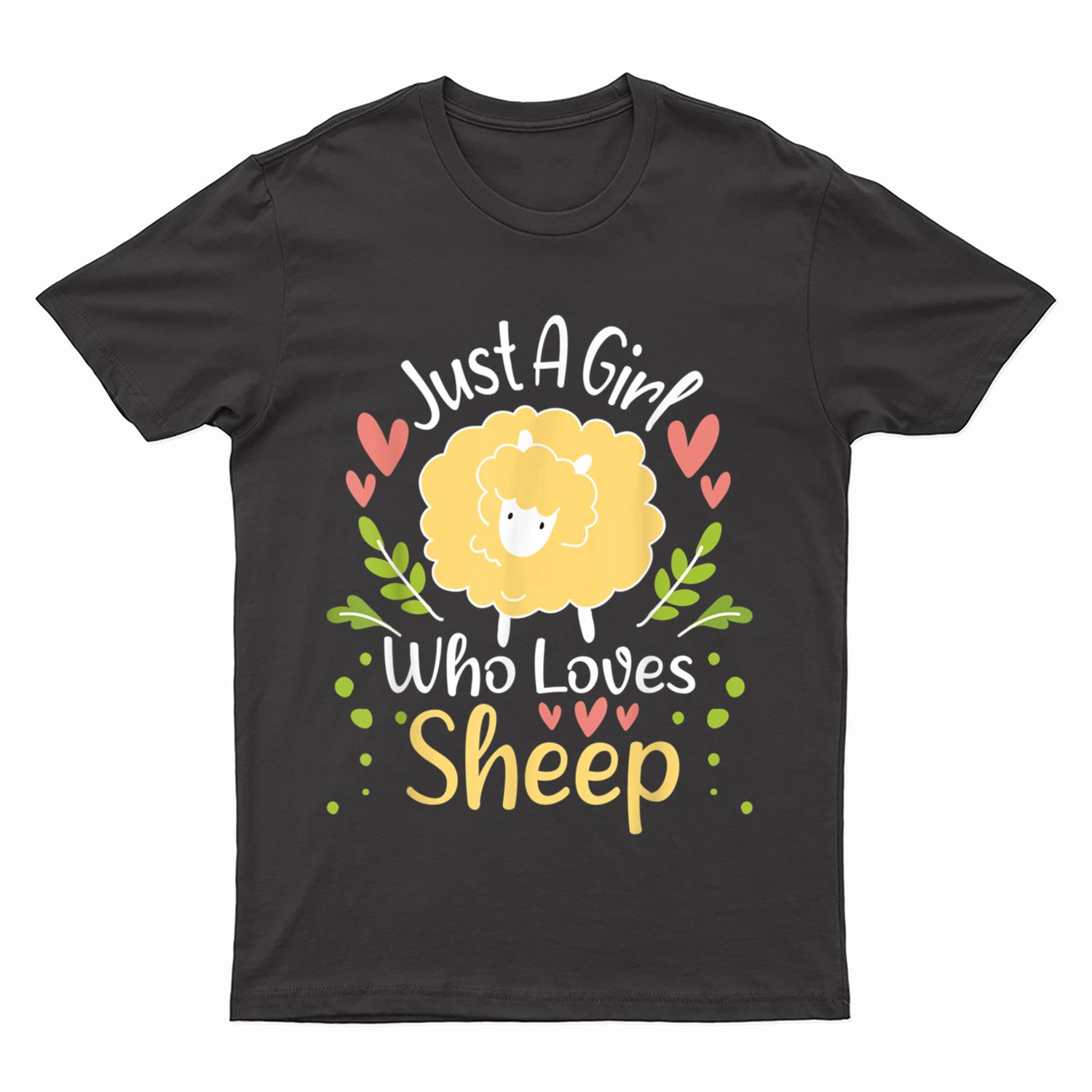 Just A Girl Who Loves Sheep - Sheep Herder Farmer T-Shirt