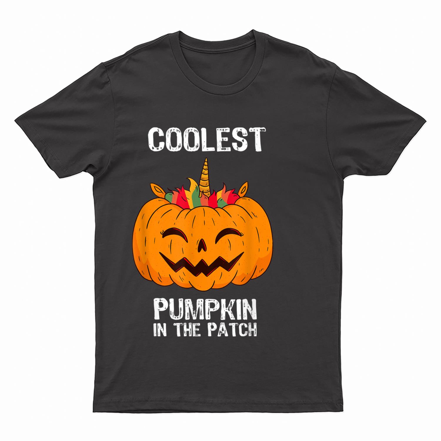Kids Coolest Pumpkin In The Patch Halloween Ver 2 T-Shirt