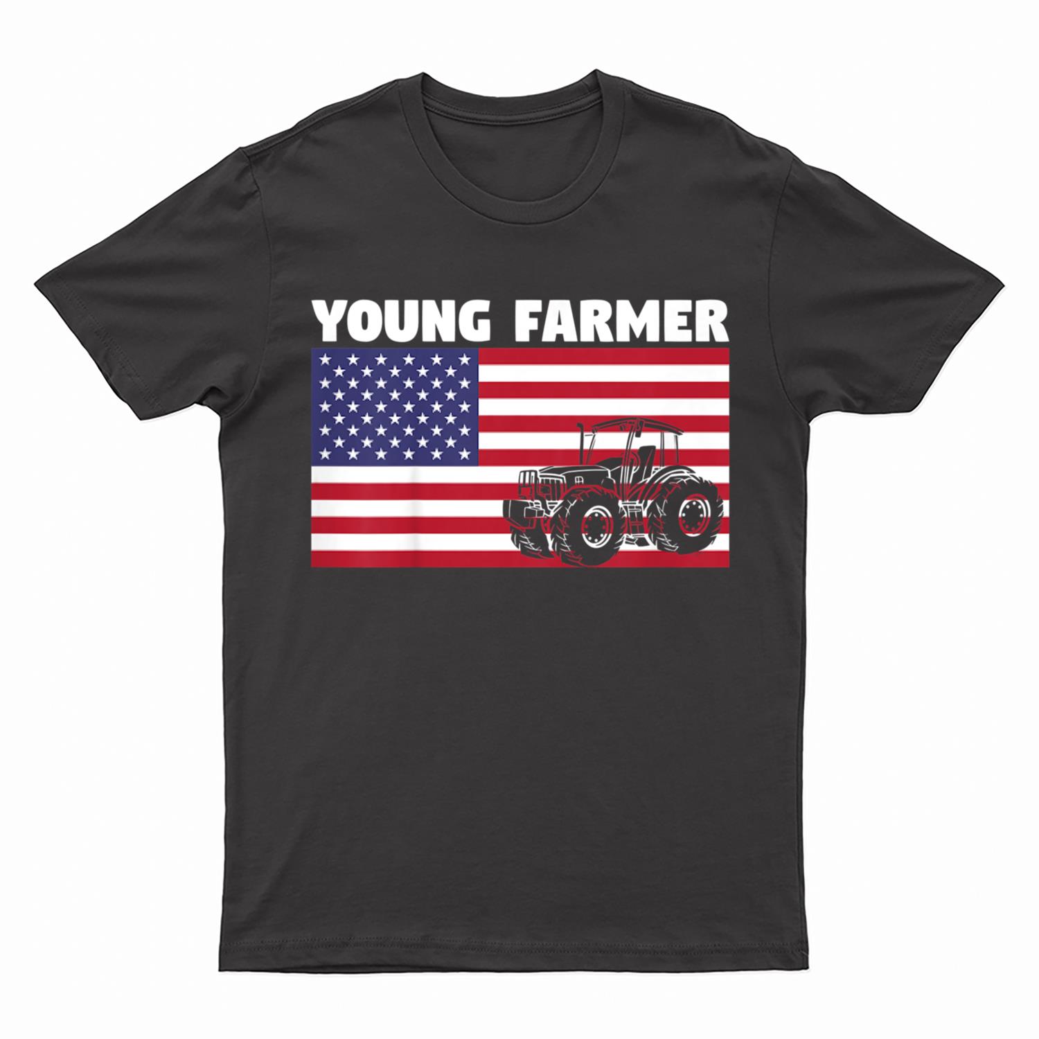 Kids Farm Lifestyle Tractor Lover Young Farmer T-Shirt