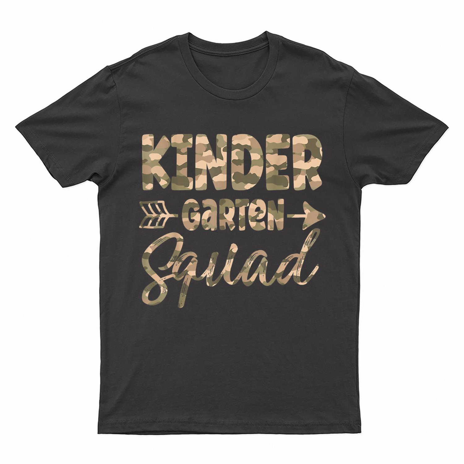 Kindergarten Camo teacher Welcome Back To School Teacher T-Shirt