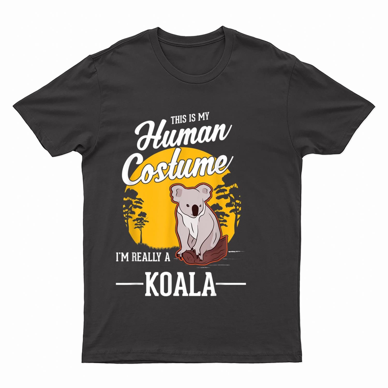 Koala Human Costume Halloween Koala T-Shirt
