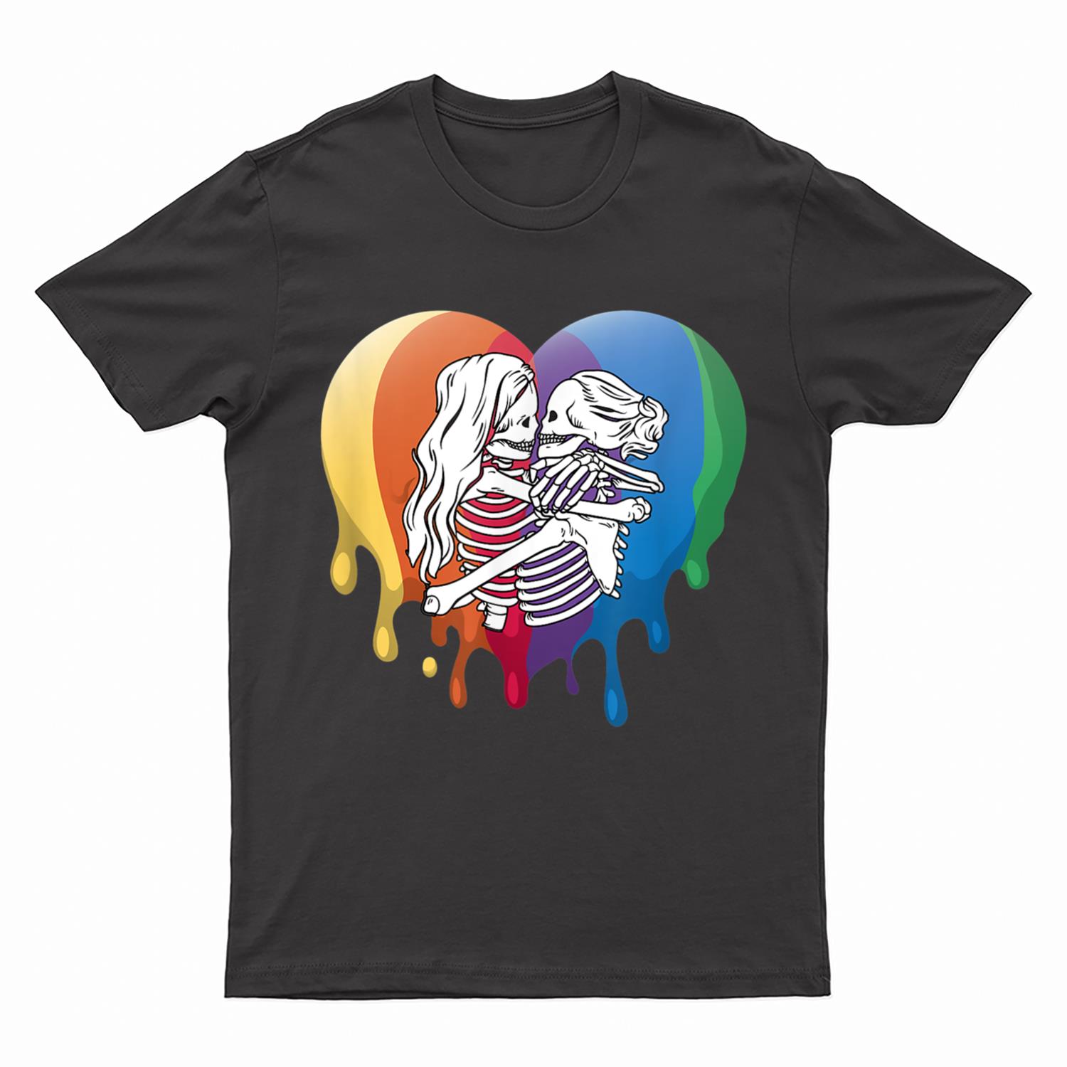 LGBT Wedding Halloween Themed Anniversary Party T-Shirt