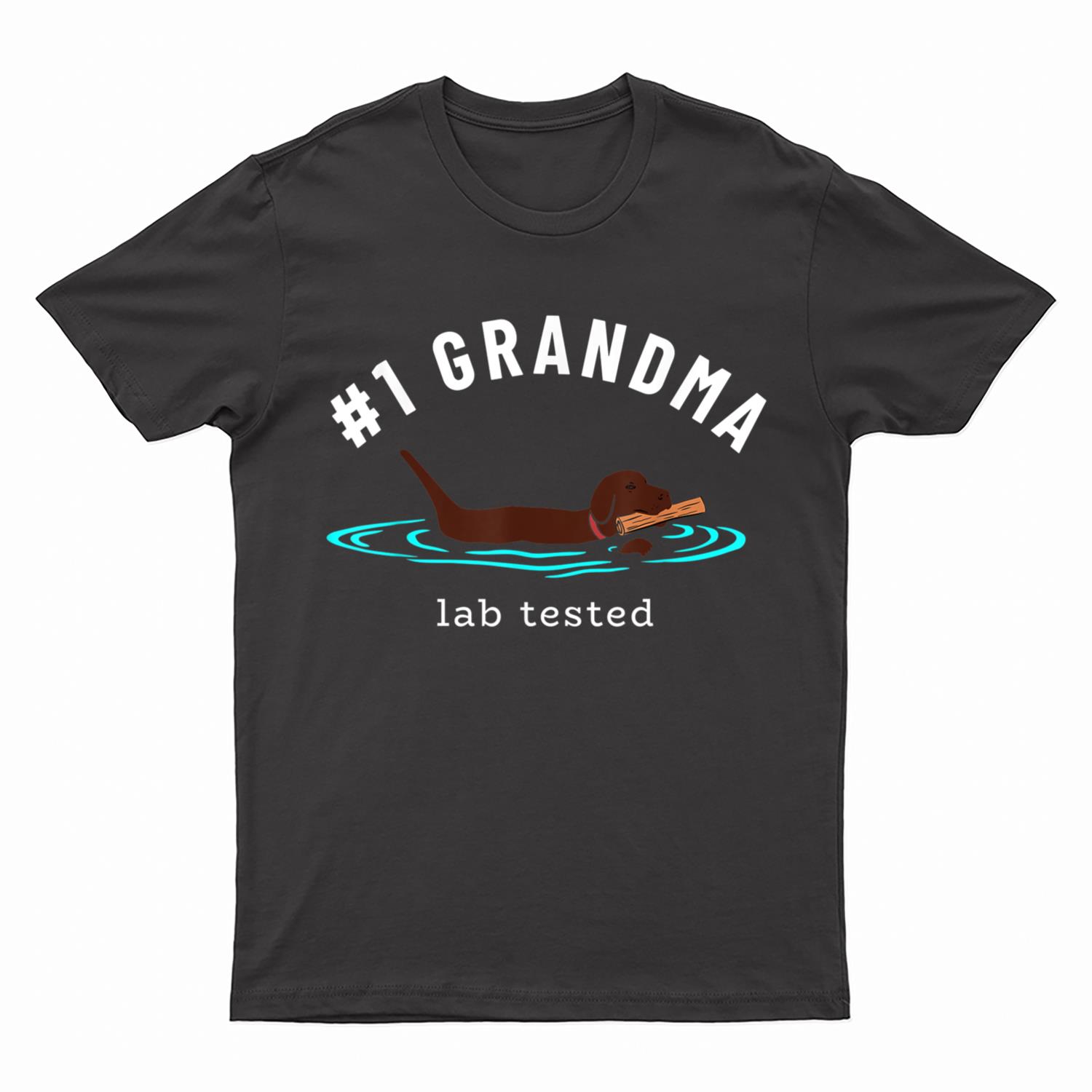 Lab Grandma Chocolate Labrador Retriever Dog Grandparent T-Shirt