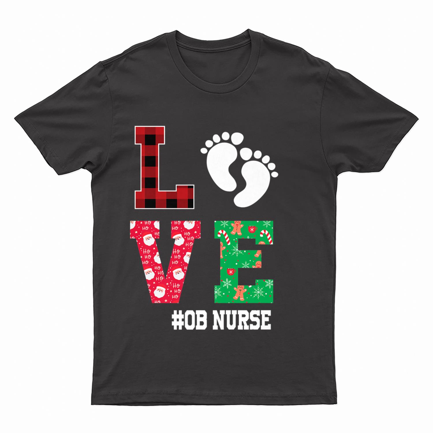 Labor And Delivery Nurse Christmas Xmas T-Shirt
