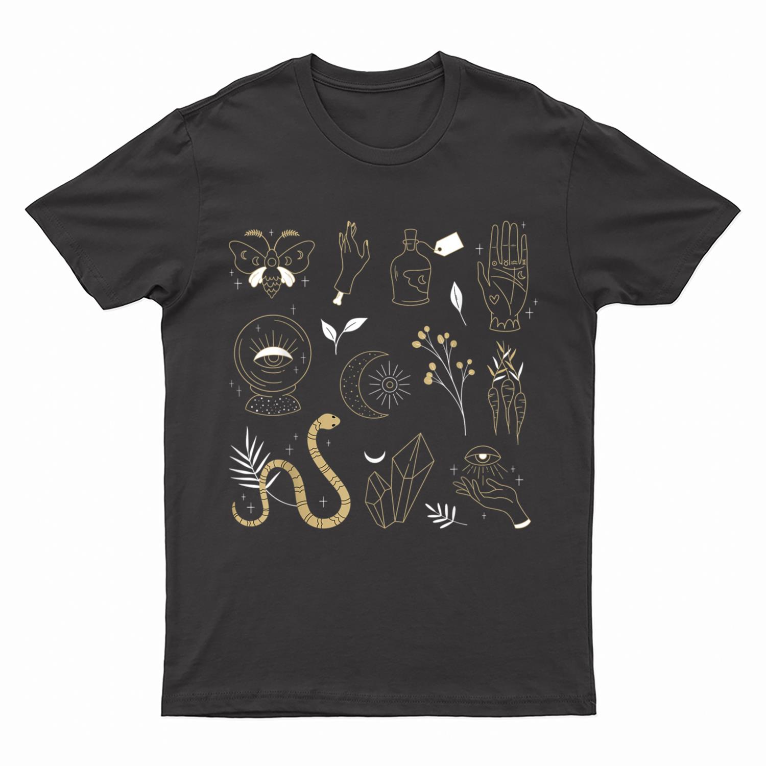 Last Minute Halloween Witchcraft Palmistry T-Shirt