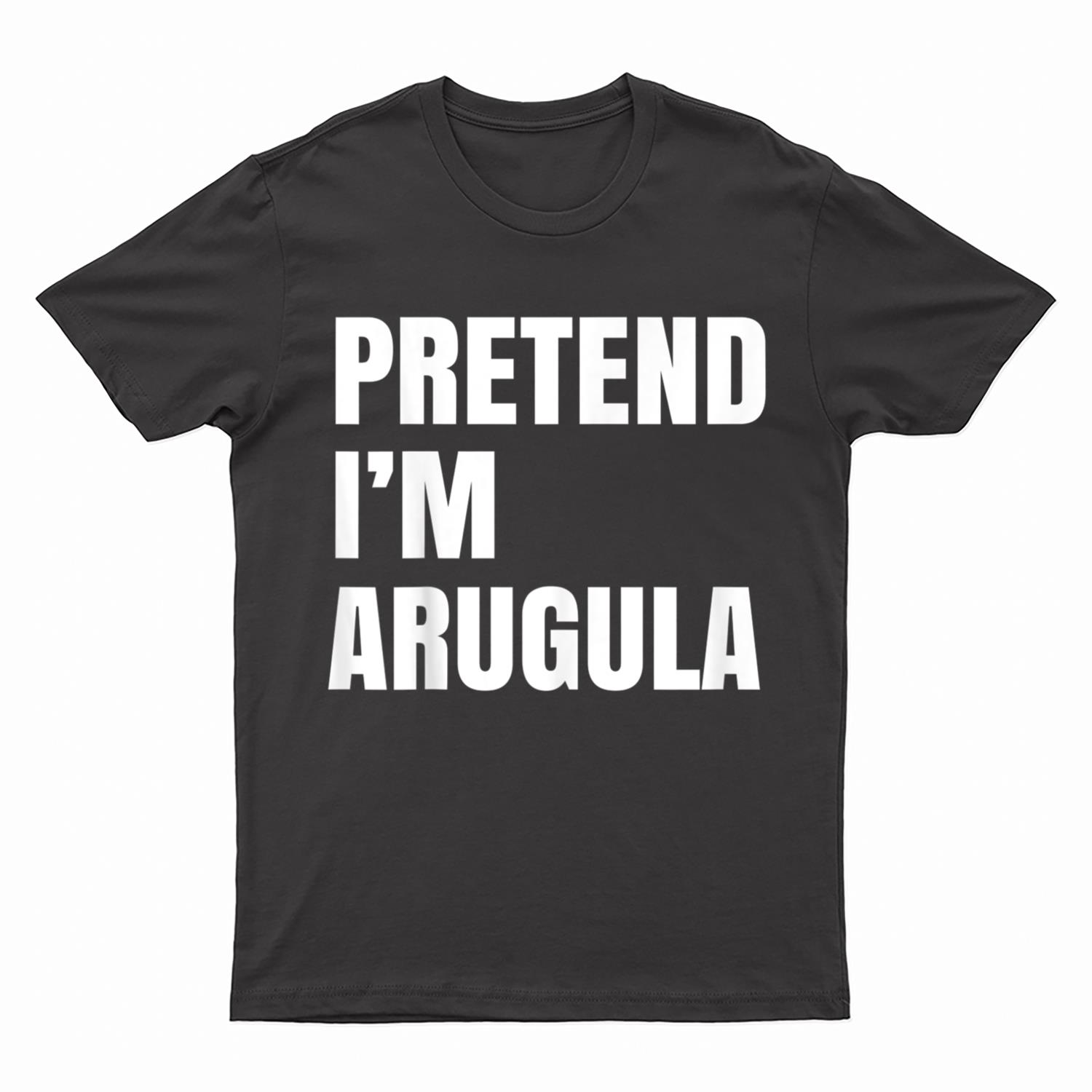 Lazy Halloween Costume Pretend I'm Arugula Lovers Food T-Shirt