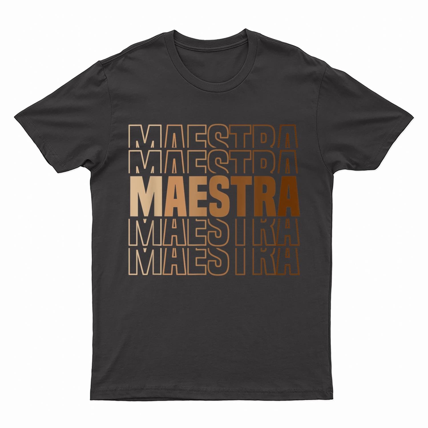 Maestra Melanin Teacher, Bilingual Teacher Appreciation T-Shirt