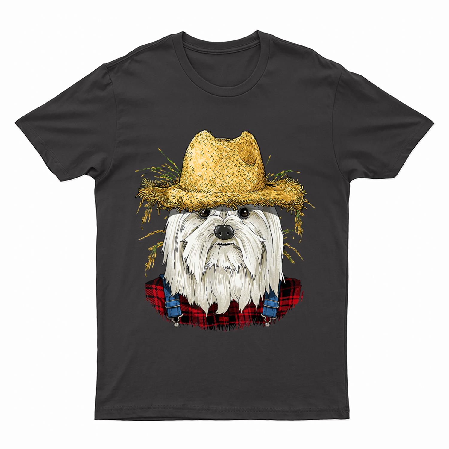 Maltese Farmer Maltese Dog Lover T-Shirt